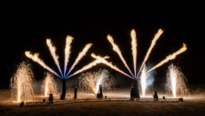 Flammenshow der Pyrotechnik Brandecker GmbH