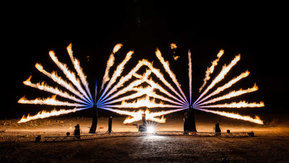 Flammenshow der Pyrotechnik Brandecker GmbH